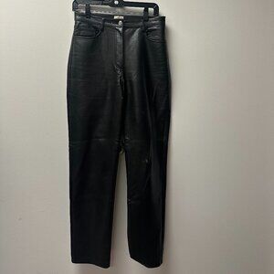 Aritzia Wilfred Leather Pants